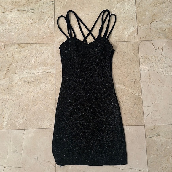 Reiss Sparkly Mini Dress - Picture 1 of 5